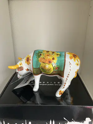 Marianne Bey - Sunflowers / Van Gogh / Cowparade kopen? Bied vanaf 1!