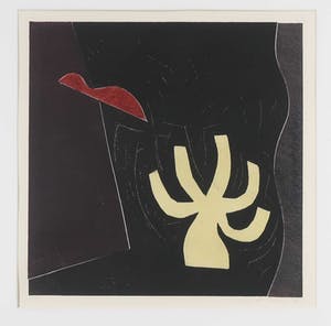 Judith Stolker - Sjabloondruk, Zonder titel - Ingelijst kopen? Bied vanaf 20!