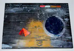 Antonio Poioumen - Gemengde techniek 2012 - canvasboard op een houten frame verkauft für € 250!