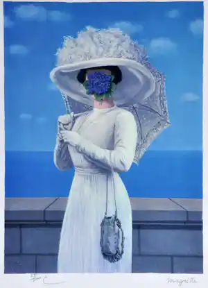 Rene Magritte - (naar) ‘La grande guerre‘ (1954 ) , Lithografie verkocht voor € 350!