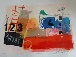 Theo Koster - Zeefdruk, collage 123 kopen? Bied vanaf 35!
