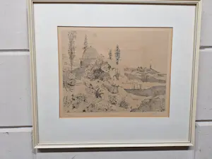 Lodewijk Bosch - Landschap in Bastia Corsa kopen? Bied vanaf 50!