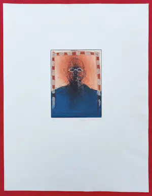 Ronald Tolman - Zelfportret, aquatint ets (kleine oplage) kopen? Bied vanaf 125!