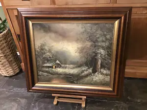 Henner Knauf - Winterlandschap kopen? Bied vanaf 50!