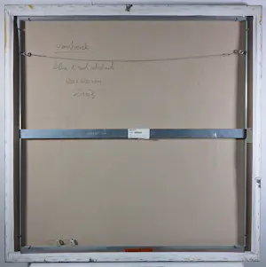 Hans Vanhorck - Olieverf op groot doek, Blue and red abstract (Groot) kopen? Bied vanaf 250!