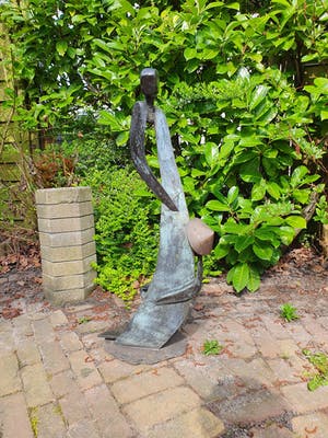Renee van Leusden - Bronzen sculptuur van Moeder met Kind - ruim 15 kg kopen? Bied vanaf 1239!