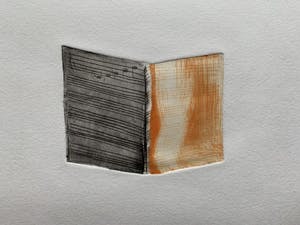 Leon Adriaans - Handgekleurde ets | 'Boeken' | 1985 (Uniek werk) kopen? Bied vanaf 250!