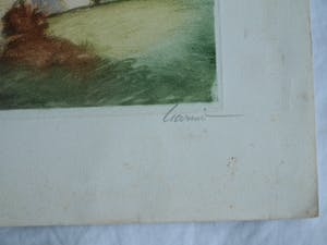 Niet of onleesbaar gesigneerd - Ets , “Sacre Coeur, Parijs” – gesigneerd kopen? Bied vanaf 10!