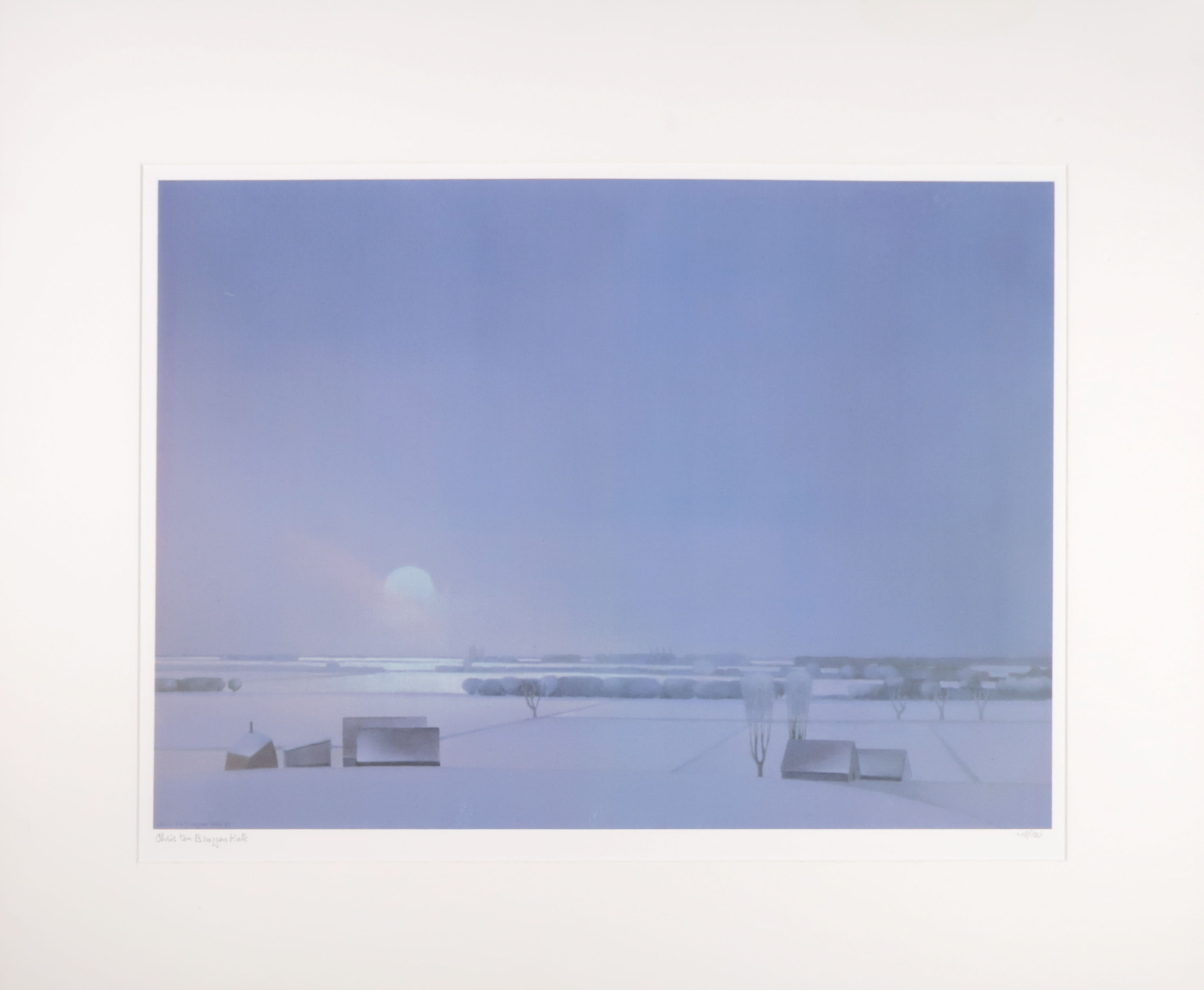 Chris ten Bruggen Kate - Zeefdruk, Winter kopen? Bied vanaf 75!