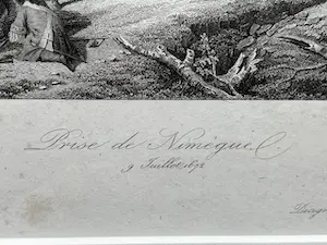 Niet of onleesbaar gesigneerd - Prise de Nimeguel 9 Juillet 1672 kopen? Bied vanaf 1!