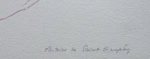 Antoine de Saint-Exupery - LE PETIT PRINCE / KLEURLITHO / 40x31cm / DROOGSTEMPEL kaufen? Bieten Sie von 35!