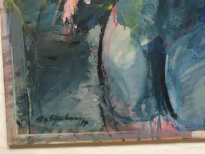 Frank van Eijndhoven - Acryl op doek , Naakt 2 – 1977 – 115 x 100 cm. kopen? Bied vanaf 150!