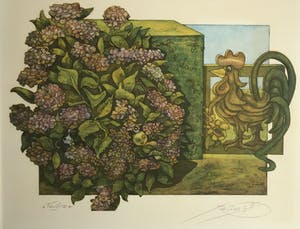 Rob Clous - ets/ aquatint - Tuinwijk VI - gesigneerd - 6/40 - ingelijst kopen? Bied vanaf 1!