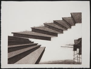 Loes van Goor - Ets en aquatint, Zonder titel kopen? Bied vanaf 1!