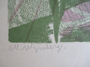 Nicolaas Wijnberg - Litho Vrouw met brief kopen? Bied vanaf 40!