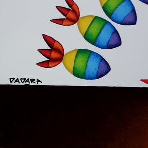 Dadara - zeefdruk: Children of the rainbow kopen? Bied vanaf 99!