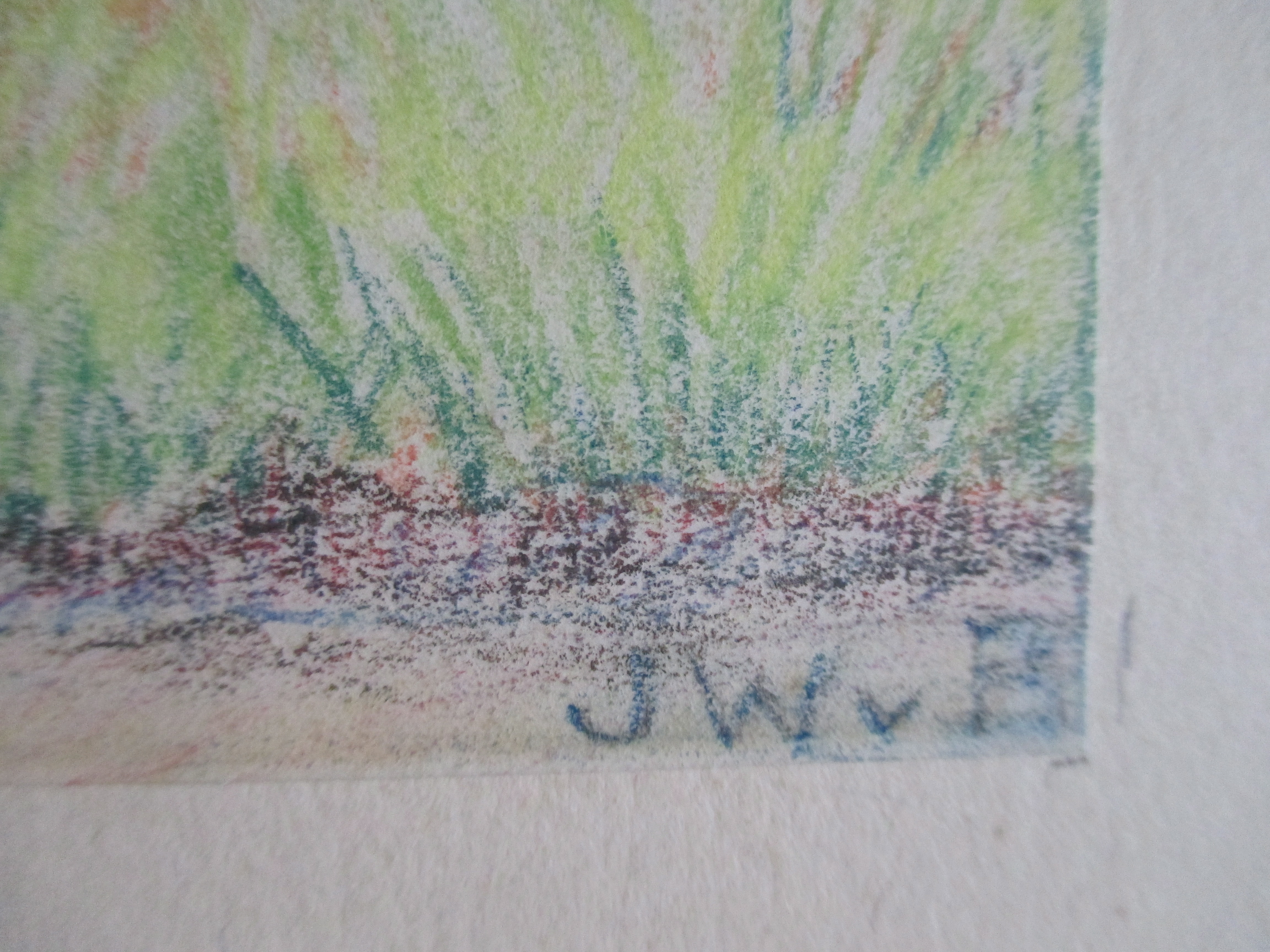 Niet of onleesbaar gesigneerd - krijttekening kopen? Bied vanaf 1!