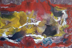 Niet of onleesbaar gesigneerd - Abstract acryl. kopen? Bied vanaf 10!