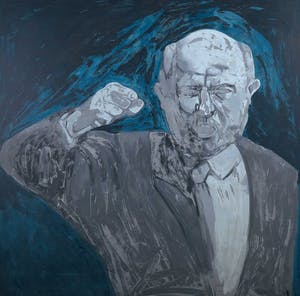 Jan Bollaert - Gemengde techniek op board, Rechts - Ingelijst (Zeer Groot) kopen? Bied vanaf 1!