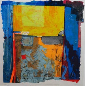 Jos Verwiel - Zeefdruk, Kitrino - Ingelijst (Galerieprijs €1295) kopen? Bied vanaf 40!