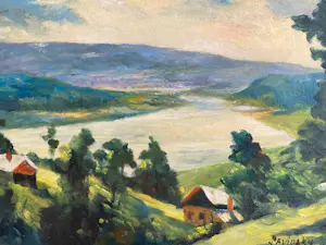 Vladimir Pavlosky - Russisch rivierlandschap van Sibirie kopen? Bied vanaf 499!