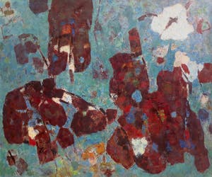 Willem Boon - Symphony in blue, olieverf op doek (ingelijst, groot!) kopen? Bied vanaf 995!