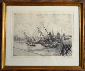 Armand Apol - Zeebrugge - Ets (zeer kleine oplage, 3 stuks) kopen? Bied vanaf 45!