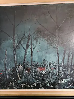 Sylvain Beerens - Nachtelijk bos kopen? Bied vanaf 150!