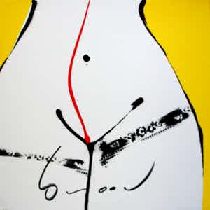 Herman Brood - Zeefdruk: Hips verkocht voor € 225!