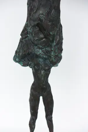 Ruudt Wackers - Brons, Vrouw met een boom kopen? Bied vanaf 600!