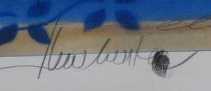 Theo Koster - Handbewerkte pigmentdruk en collage, Seascapes - Ingelijst kopen? Bied vanaf 1!