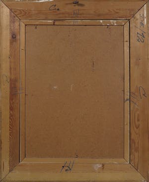 Niet of onleesbaar gesigneerd - Olieverf op board, Man - Ingelijst kopen? Bied vanaf 1!