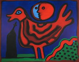 Corneille - Litho, Le coq rouge kopen? Bied vanaf 200!
