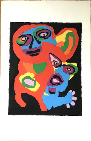 Karel Appel - Zonder titel, proefdruk 1977 kaufen? Bieten Sie von 95!