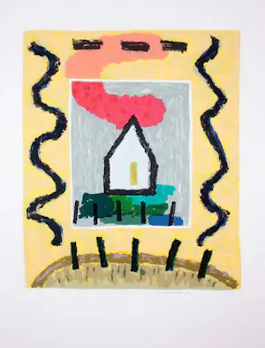 Harrie Gerritz - Zeefdruk, Huis - Ingelijst (Groot) kopen? Bied vanaf 50!