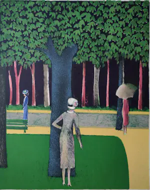 AcheterJean Pierre Cassigneul - PROMENADE DANS LE PARC Farblithographie 1974? Enchérissez de 195!
