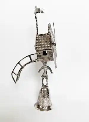 AcheterMiniatuur zilver molenbeker, Nederlands keur.? Enchérissez de 95!