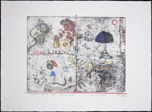 Ad Arma - Handbewerkte ets, Driving around kopen? Bied vanaf 35!