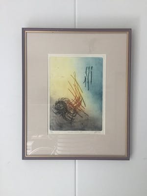 Ad Arma - "Eilanden 5" - Ets, Ingelijst, Oplage van slechts 5 stuks kopen? Bied vanaf 120!