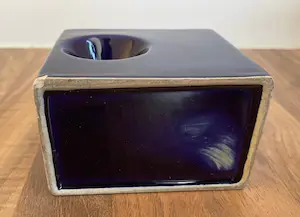 Afina Rijnsburg - Vintage Sixties Blokvaasje + Cactuspotje kopen? Bied vanaf 1!