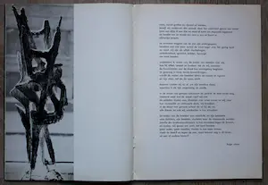 Lotti van der Gaag - tekening in catalogus Stedelijk Museum Amsterdam - 1962 kopen? Bied vanaf 75!