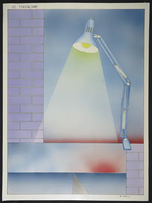 Theo Wolters - Airbrush op papier, De tekenlamp kopen? Bied vanaf 1!