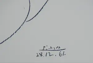 Pablo Picasso - De Blauwe Duif, litho kopen? Bied vanaf 80!