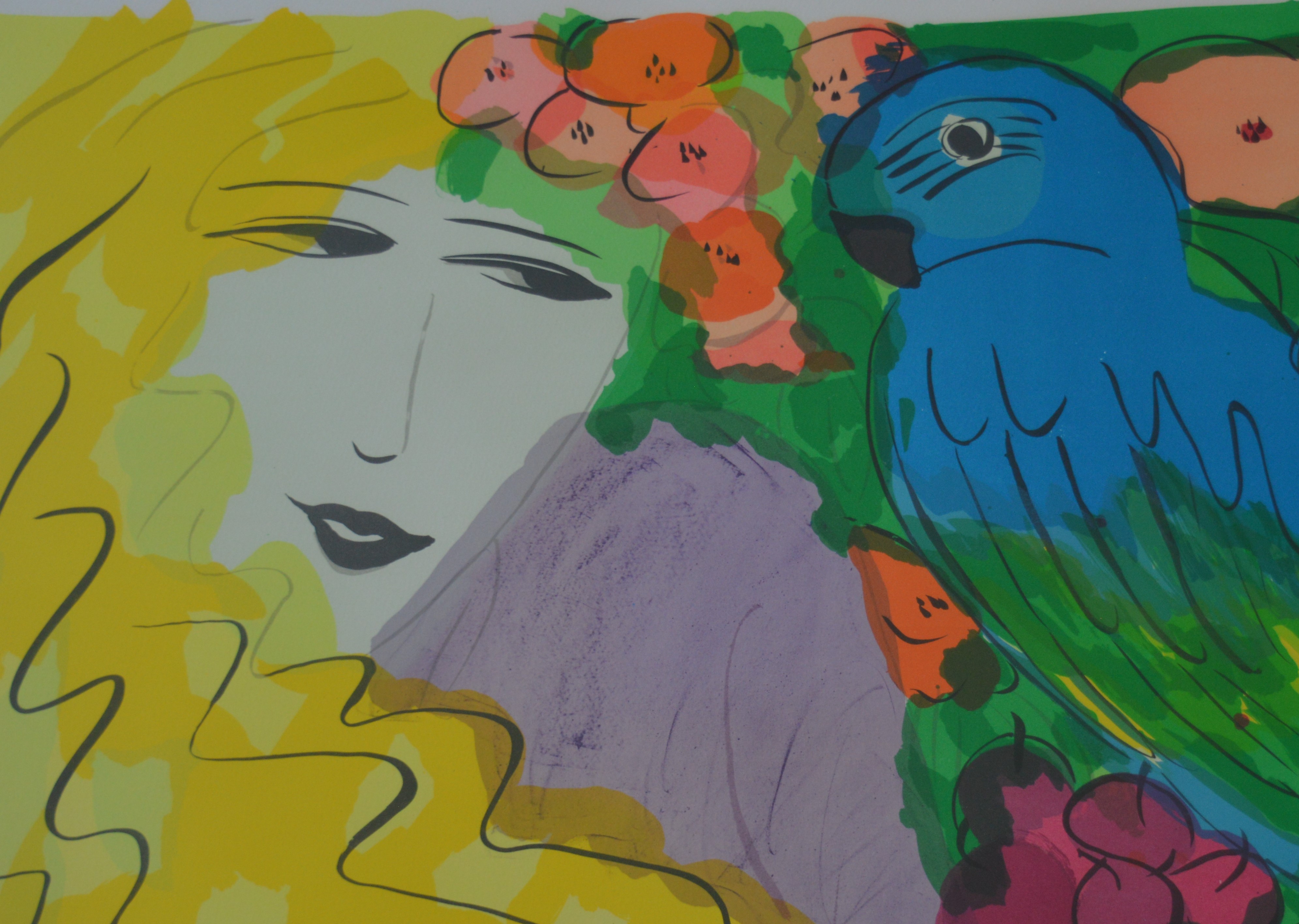 Walasse Ting - Venus and Ara verkocht voor € 650!