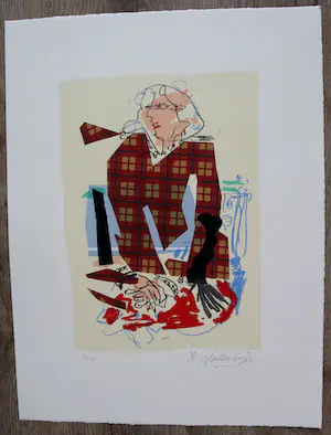 Kees Salentijn - zeefdruk -1997 kopen? Bied vanaf 55!