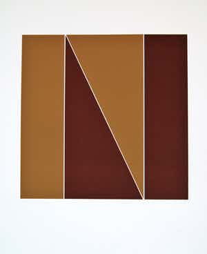 Harry van Kuyk - geometrische zeefdruk - 1973 - oplage 52 ex. verkocht voor € 150!