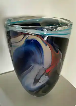 Misha Ignis - XL Unique glas object “ Nocturno Dream” verkocht voor € 650!