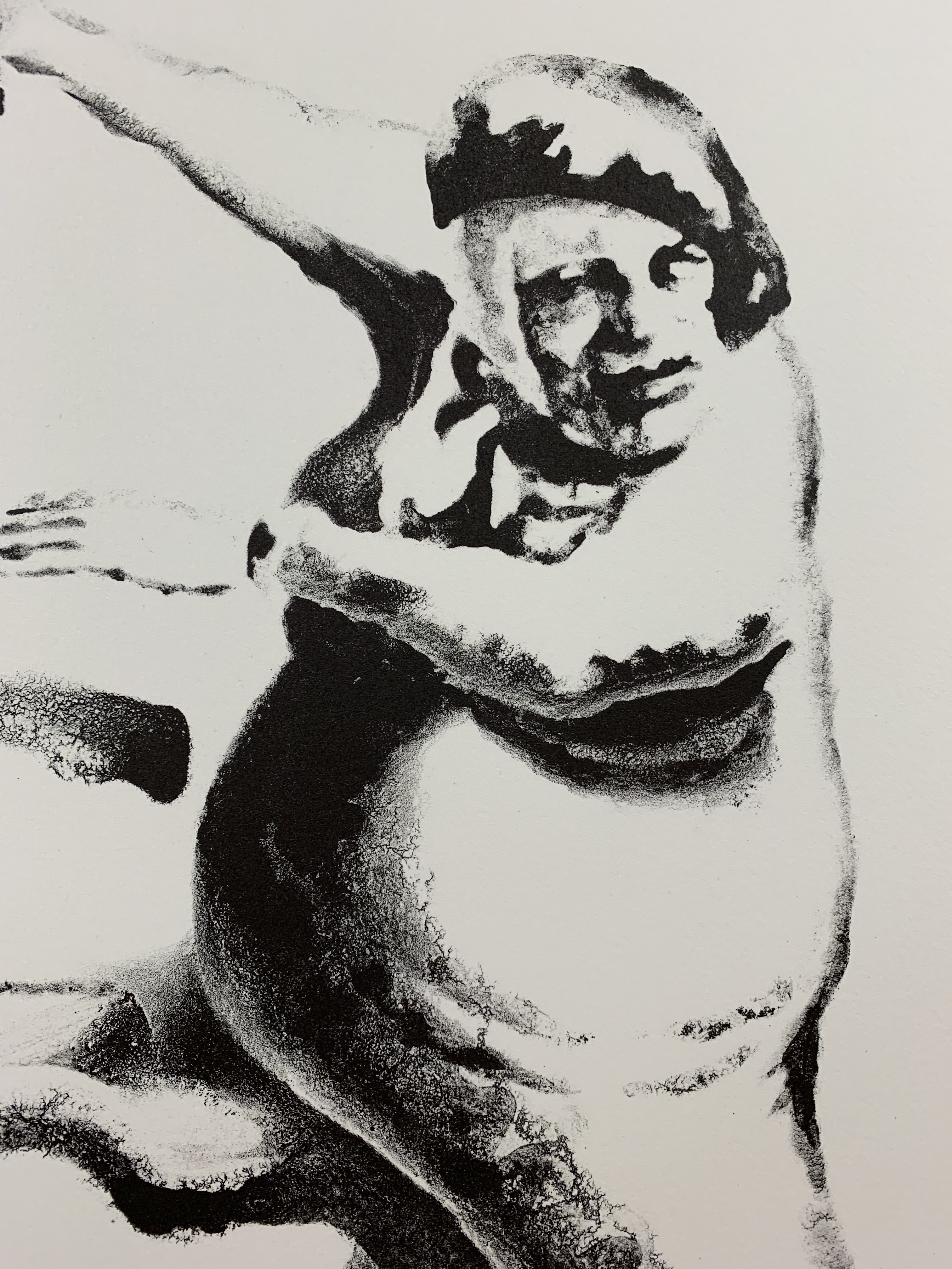 Herman Gordijn - litho - 'Rolschaatser' kopen? Bied vanaf 69!