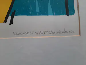 Peter Louman - Zeefdruk, Titel Zaanstad & Land. kopen? Bied vanaf 40!