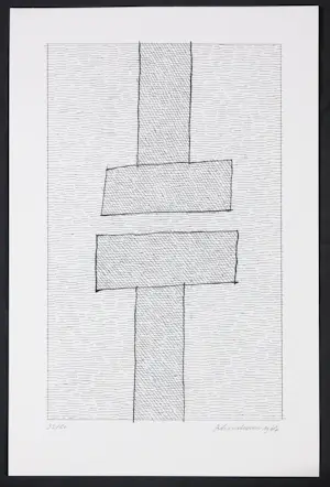 Jan Schoonhoven - Zeefdruk, Vorm (Inclusief originele map!) kopen? Bied vanaf 300!